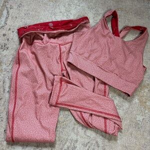 cute reversible workout set size S